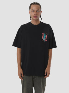Thrills Firestarter Box Fit Oversize Tee - Black