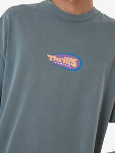 Thrills Spiritual Magic Box Fit Oversize Tee - Stormy Sea
