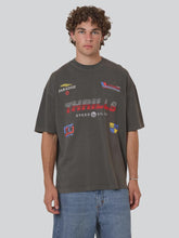 Load image into Gallery viewer, Thrills Anarchy In Paradise Box Fit Oversize Tee - Merch Black
