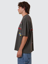 Load image into Gallery viewer, Thrills Anarchy In Paradise Box Fit Oversize Tee - Merch Black

