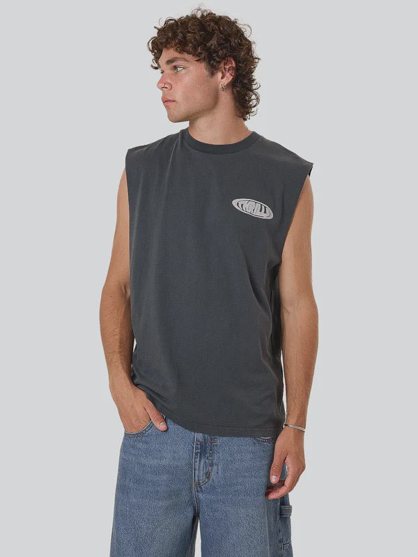Thrills Shadowless Merch Fit Muscle Tee - Ebony