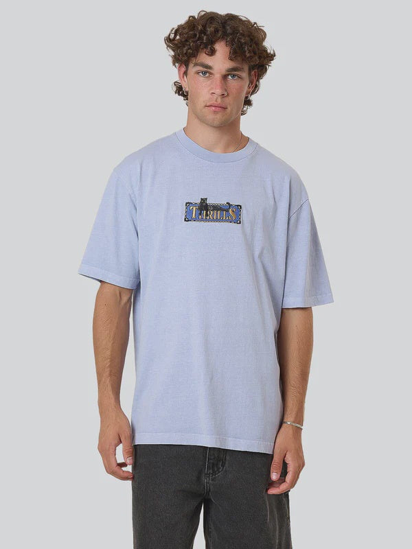 Thrills Pit Stop Oversize Fit Tee - Cornflower Blue