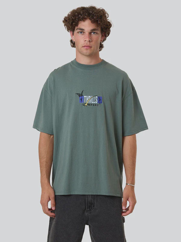 Thrills Affinity Box Fit Oversize Tee - Sea Pine