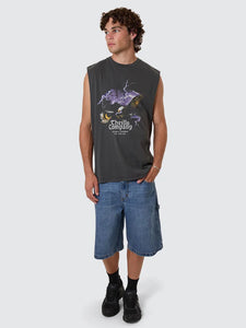 Thrills Flight Risk Merch Fit Muscle Tee - Merch Black