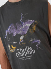Load image into Gallery viewer, Thrills Flight Risk Merch Fit Muscle Tee - Merch Black

