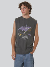 Load image into Gallery viewer, Thrills Flight Risk Merch Fit Muscle Tee - Merch Black
