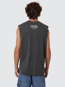 Thrills Flight Risk Merch Fit Muscle Tee - Merch Black
