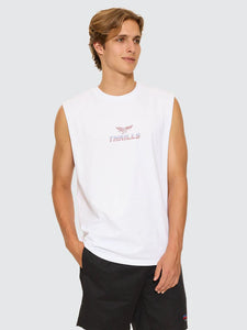 Thrills Paradise Before Anarchy Merch Fit Muscle Tee - White