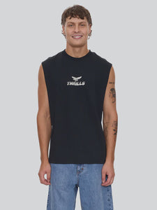 Thrills Paradise Before Anarchy Merch Fit Muscle Tee - Washed Black