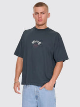 Load image into Gallery viewer, Thrills Stagger Oversize Box Crop Tee - Petrol
