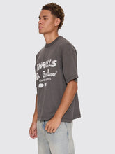 Load image into Gallery viewer, Thrills Built To Last Oversize Box Crop Tee - Merch Black
