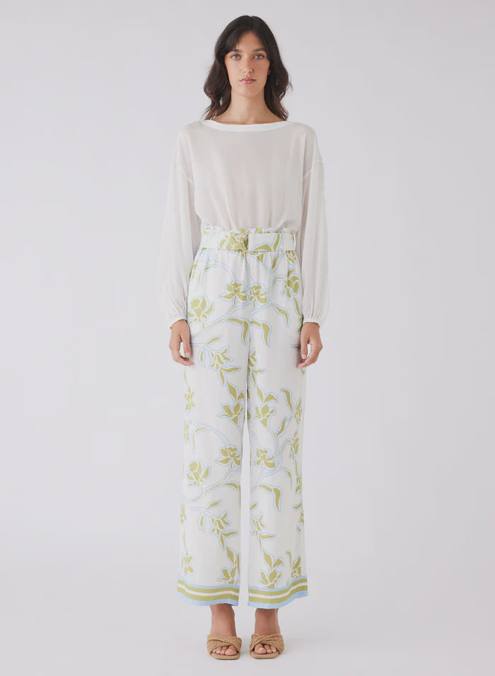 Esmaee Tranquility Pant - Olive Floral