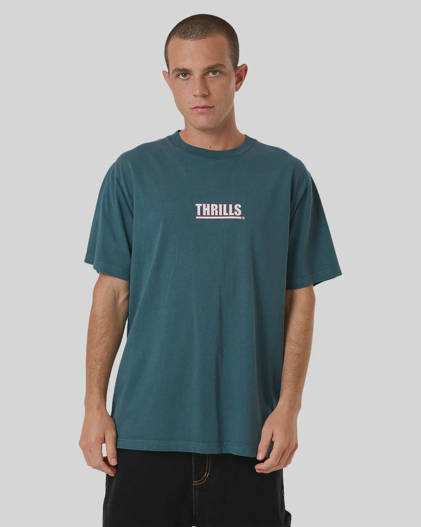 Thrills Logic Merch Fit Tee - Atlantic Deep