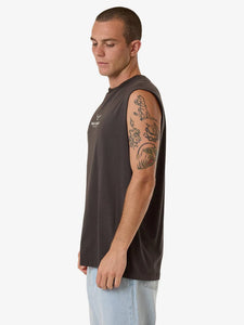 Thrills Emblem Merch Fit Muscle Tee - Merch Black