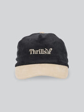 Load image into Gallery viewer, Thrills Workwear 5 Panel Cap - Black/Green Sheen
