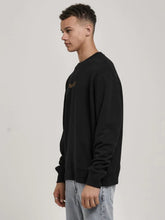 Load image into Gallery viewer, Thrills Workwear Embroidered Oversize Fit Crew - Black
