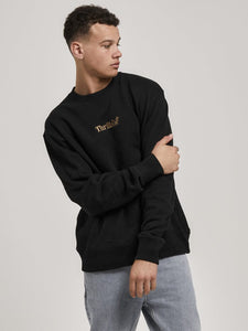 Thrills Workwear Embroidered Oversize Fit Crew - Black