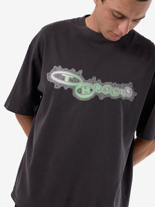 Thrills Nocturnal Box Fit Oversize Tee - Dark Charcoal