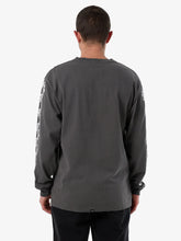 Load image into Gallery viewer, Thrills Peaceful Chaos Oversize Fit L/S Tee - Merch Black

