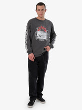 Load image into Gallery viewer, Thrills Peaceful Chaos Oversize Fit L/S Tee - Merch Black

