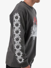Load image into Gallery viewer, Thrills Peaceful Chaos Oversize Fit L/S Tee - Merch Black
