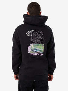 Thrills Lighten Up Slouch Pull On Hoodie - Twilight Black