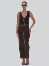 Load image into Gallery viewer, Thrills Holly High Rise Stretch Wide Cord Pant - Bitter Chocolate
