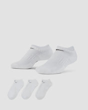 Load image into Gallery viewer, Nike Everyday Cushioned Training No-Show Socks (3 Pairs) - White
