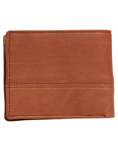 Billabong Dimension 2 in 1 Leather Wallet - Tan