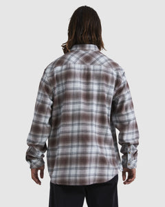 Billabong Coastline Flannel Shirt - Grey Mist
