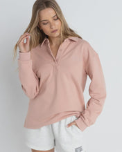 Load image into Gallery viewer, Rhythm Collared Fleece - Dusty Pink
