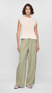 Staple The Label Quincey Knit Tank - Off White