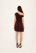 Load image into Gallery viewer, Staple The Label Elira Asym Mini Dress - Chocolate
