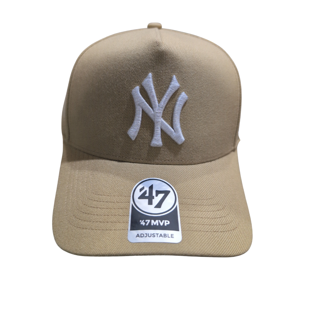 '47 Brand New York Yankees MVP DT Hat- Khaki