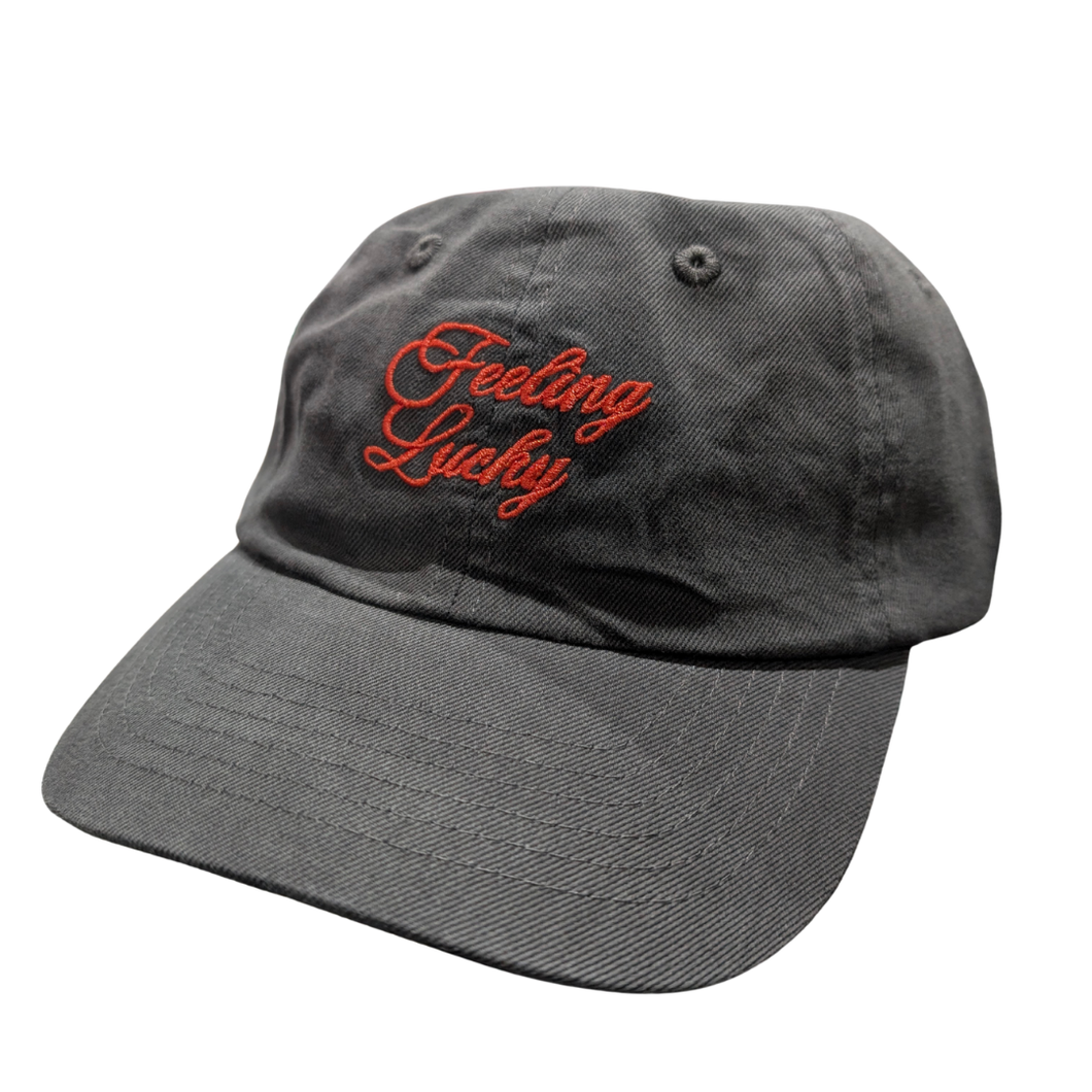 Thrills Feeling Lucky 6 Panel Cap - Merch Black
