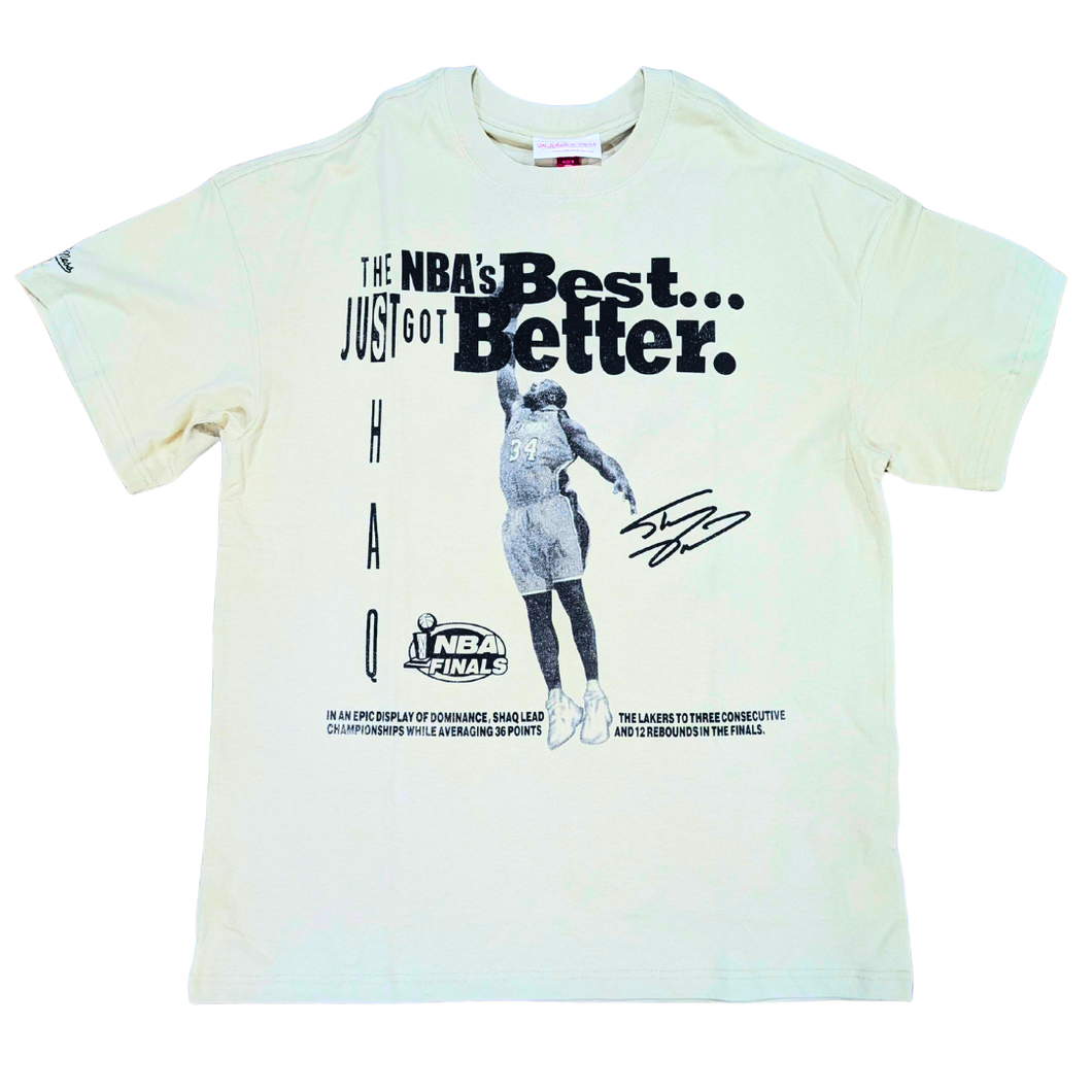 Mitchell & Ness Lakers Signature Dynasty Tee - Oatmeal