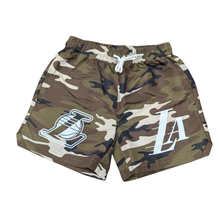 Load image into Gallery viewer, NBA Essentials Youth Tech Print Shorts - Camo
