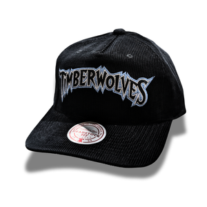 Mitchell & Ness Timberwolves Draft Origin Snapback Cap - Black