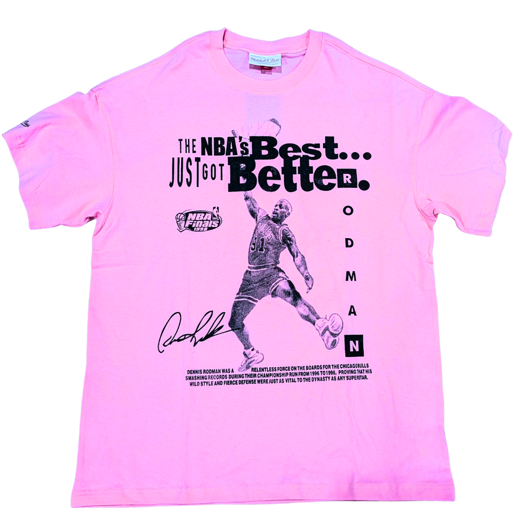 Mitchell & Ness Chicago Bulls Signature Dynasty Tee - Soft Pink