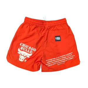 NBA Essentials Youth Chicago Bulls Tech Print Short - Red