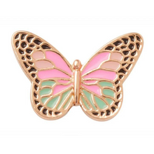 Load image into Gallery viewer, Crocs Pink Elevated Colourful Butterfly Jibbitz Charm
