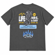 Load image into Gallery viewer, Thrills Drop Outs Merch Fit Tee - Dark Merch Black
