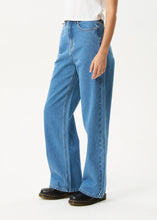 Load image into Gallery viewer, Afends Bella Wide Leg Baggy Denim Jean - Worn Blue
