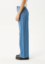 Load image into Gallery viewer, Afends Bella Wide Leg Baggy Denim Jean - Worn Blue

