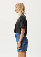 Load image into Gallery viewer, Afends Holiday Slay Cropped Hemp Oversized T-Shirt
