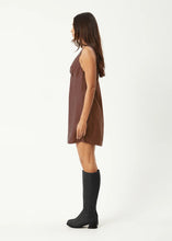 Load image into Gallery viewer, Afends Grace Cupro Mini Dress - Hazelnut
