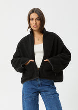 Load image into Gallery viewer, Afends Berlin Reversible Polar Fleece Jacket - Black
