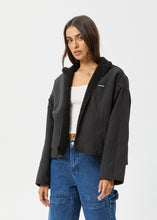 Load image into Gallery viewer, Afends Berlin Reversible Polar Fleece Jacket - Black

