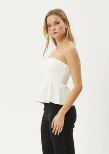 Afends Lilo Strapless Top - Off White