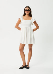 Afends Twila Mini Dress - White